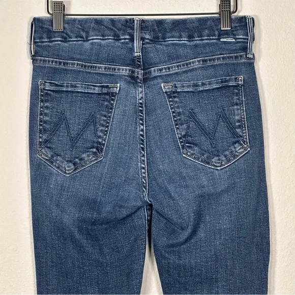 MOTHER The Looker Ankle Fray Jeans in Hot Spring - Size 27 - Picture 5 of 9